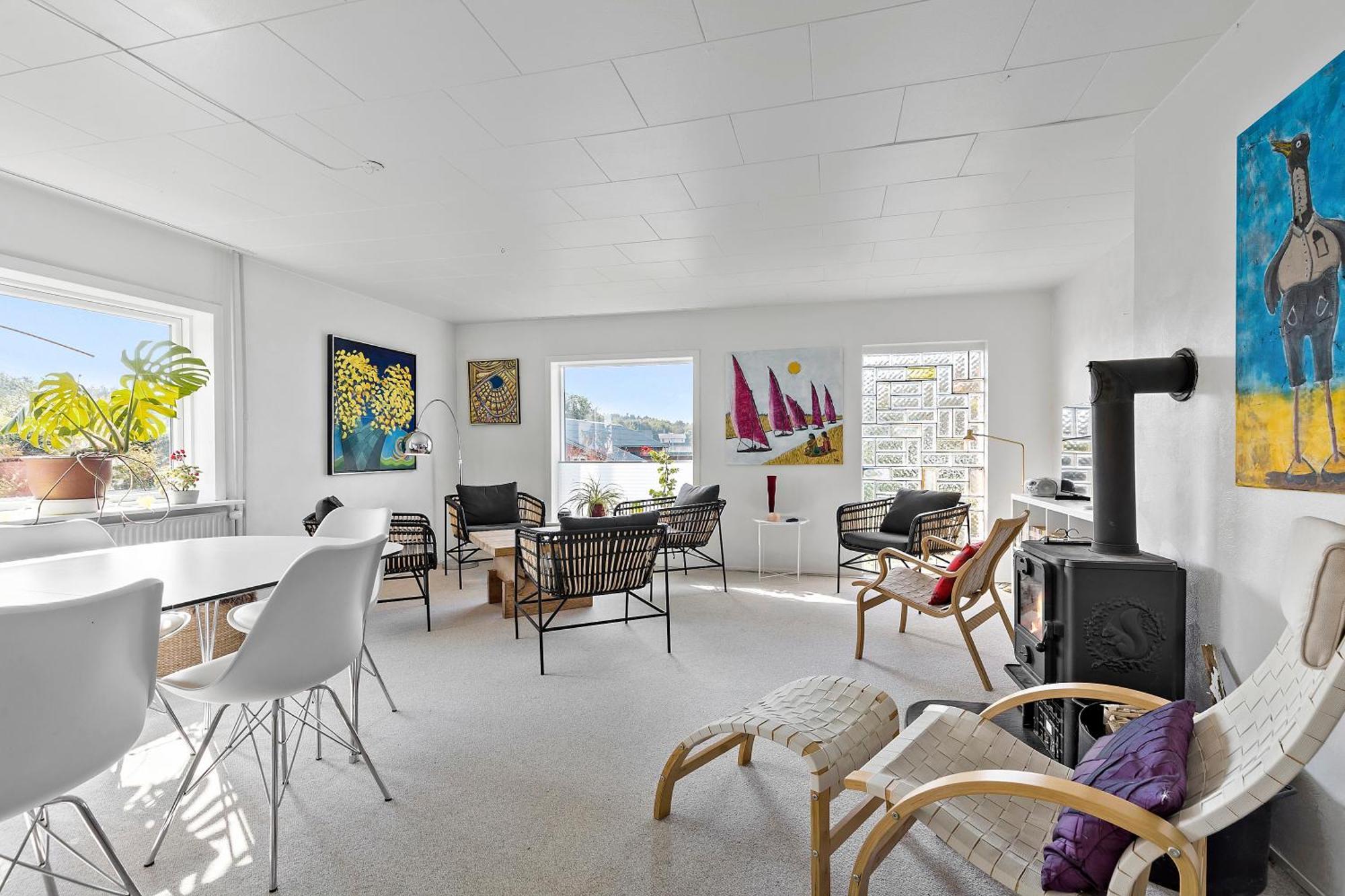 Logi I Hus Med Kunst Og Have Bed and Breakfast Vestervig Buitenkant foto